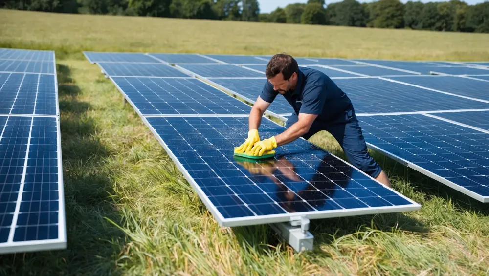 nettoyage panneaux photovoltaïques près de Nîmes 
